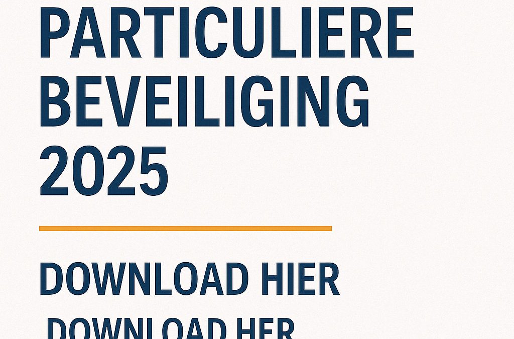 Cao Particuliere Beveiliging 2024-2026